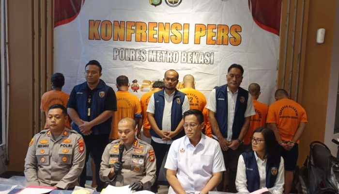 Polres Metro Bekasi Berhasil Bongkar Sindikat Curanmor, Lima Unit Motor Berhasil Diamankan
