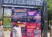 Polsek Cikarang Timur Berikan Himbauan Lewat Baliho Jaga Kemananan Cegah Kejahatan