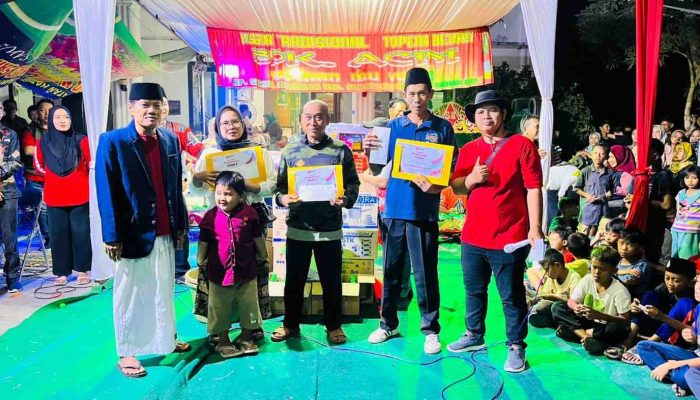 Tebar Dorprize Dan Topeng Betawi Jadi Puncak Perayaan HUT RI Ke -80 Desa Hegarmanah