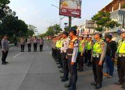 Polsek Cikarang Timur Amankan Jalannya Car Free Day di Science Boulevard Stadion Wibawa Mukti.