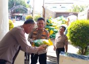 Dukung Gerakan Pangan Murah Polsek Kedung Waringin Distribusikan 2 Ton Beras Murah.