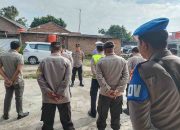 Polsek Cikarang Timur Gelar Apel Pengamanan Keberangkatan Masaa Buruh Menuju Gedung DPR RI Jakarta.