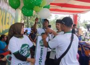 Babinsa 0801/10 Punung Kawal Kegiatan Jalan Sehat Memeriahkan HUT RI Ke 80