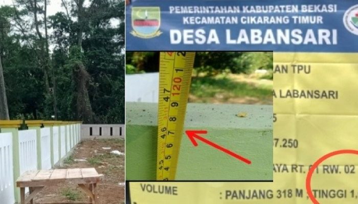 Ironi Pekerja Rela Gadaikan Kendaraan Demi Biayai Pemagaran TPU  Labansari (Dana Desa APBN 2025)
