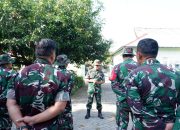 TNI Gotong Royong Bersama Warga Dalam Pembongkaran TK Kartika IV-18 Cab. Pacitan