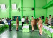 Perkuat Sinergi Dengan Masyarakat, Danramil 0801/02 Kebonagung Hadiri Pengambilan Sumpah Kasun