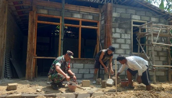 Program Rutilahu Koramil 0801/03 Arjosari Capai 90 Persen
