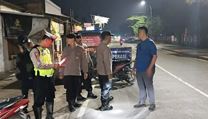 Antisipasi Kejahatan Malam Hari Polsek Cikarang Timur Giat Patroli Cipta Kondusif