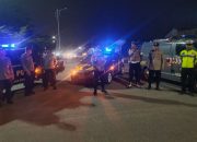 Upaya Tingkatkan Keamanan Masyarakat Polsek Cikarang Timur Lakukan Patroli Strong Point.