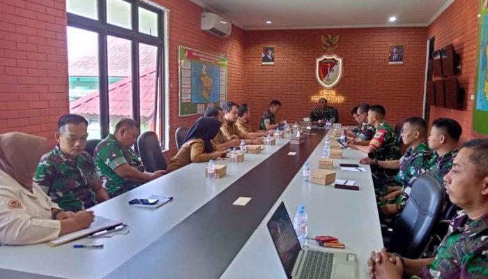 Persiapan TMMD Ke 126 Tahun 2025 Kodim 0509 Gelar Rakor Dengan DPMD Kabupaten Bekasi