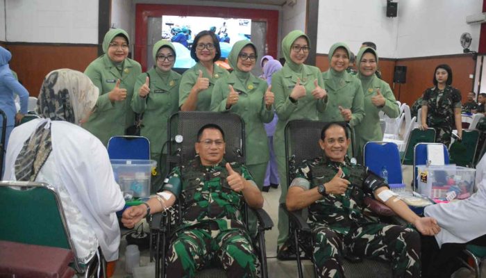 Kodam III/Slw Menggelar Bakti Kesehatan Jelang HUT Ke-80 TNI di Cimahi
