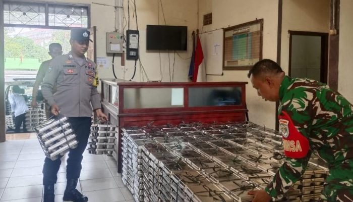 Polsek Cikarang Timur Awasi Pendistribusian Program Makan Bergizi Gratis (MBG) di Sertajaya