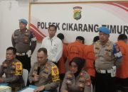 Polres Metro Bekasi Bersama Polsek Cikarang Timur Ungkap Sindikat Perampasan Kendaraan Bermotor, 8 Unit Diamankan.
