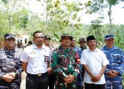 Dandim Pacitan Tinjau Program TMMD Ke-126 Proses Pengerjaan Rabat Jalan Dan Rutilahu