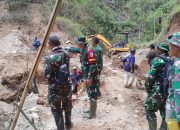 Dansatgas TMMD 126 Desa Petungsinarang Tinjau Lokasi Pembuatan Talud dan Rabat Jalan