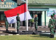 Gelar Upacara 17 an, Pasiops Kodim 0801/Pacitan Bacakan Amanat Panglima TNI