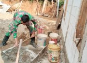 Kebut Rutilahu, Semangat Gotong Royong Satgas TMMD 126 Kodim Pacitan Bersama Warga