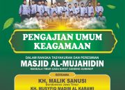 Tasyakuran dan peresmian masjid al- Mujahidin gadu barat bersama kh.malik Sanusi