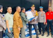 Kapolres Sumenep Dukung Asta Cita, Salurkan Bantuan 67,710 Ton Benih Jagung Kepada Kelompok Tani