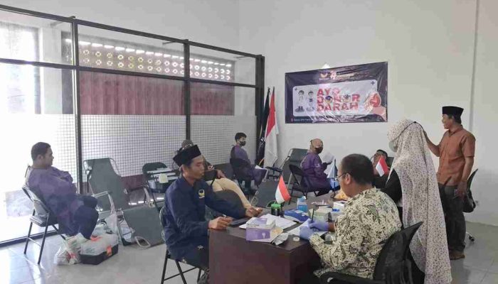 Sambut HUT Ke-14, Ketua partai NasDem Akis Jasuli Gelar Donor Darah, Atasi Kekurangan 1,4 Juta Kantong Darah Nsasional