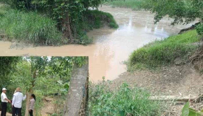 Warga Kp. Babakan Cebong Tolak Pengukuran Sepadan Saluran Pembuang Dawolong Kolam Retensi