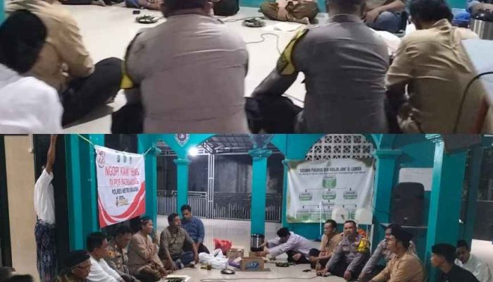 Perkuat Sinergi, Kapolsek Kedung Waringin Ajak Warga Aktifkan Siskamling Pasca Ngopi Kamtibmas