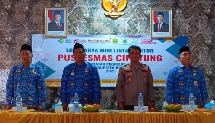 Polsek Cikarang Timur Hadiri Loka Karya Mini Lintas Sektor Bidang Kesehatan