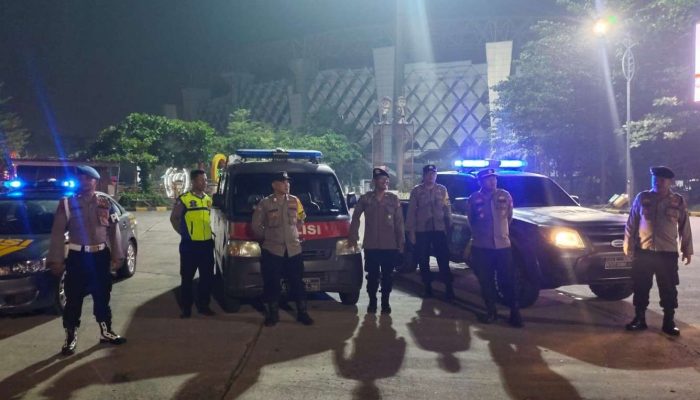 Antisipasi Kejahatan 3C Dan Guantibmas Di Wilayah Hukumnya Polsek Cikarang Timur Gelar Patroli STRONG POIN