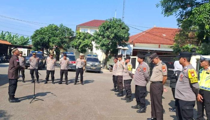 Binrohtal Polsek Cikarang Timur Bersama Biro SDM Polda Metro Jaya Perkuat Iman dan Mental Anggota