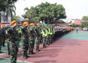 Bersama untuk Kemanusiaan, Polres Magetan Gelar Apel Gabungan Kesiapan Tanggap Bencana