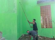 Kejar Target sebelum penutupan, Satgas TMMD 126 Lanjutkan finishing Cat Musala Nurul Huda