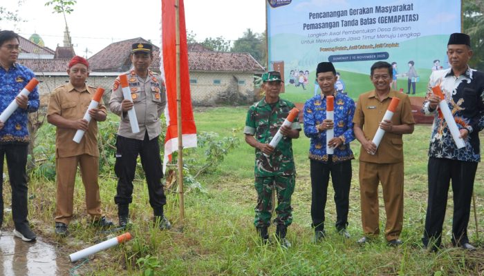 Kegiatan GEMAPATAS Digelar Di Desa Giring Bersama Kepala Desa, BPN Sumenep Dan Forkopimda