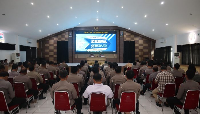 Mantapkan Kesiapan! Polres Magetan Gelar Pelatihan Pra Operasi Zebra Semeru 2025