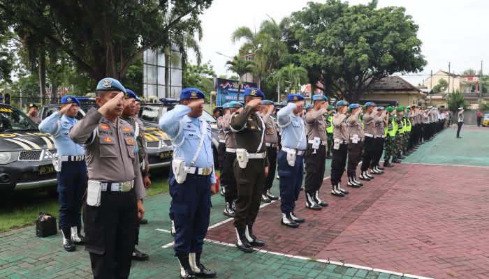 Polres Magetan Gelar Apel Penggelaran Pasukan Operasi Zebra Semeru 2025, Ini 8 Prioritas Sasaran Penindakan