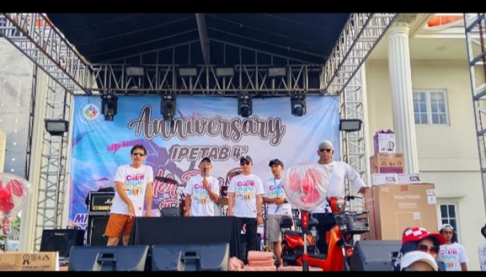 Semarak “Colour Run” Aniversary IPETAB Kades Tanjungbaru Berikan Apresiasi Tinggi Untuk Komunitas IPETAB