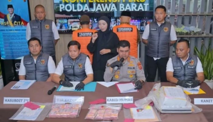 Polda Jawa Barat Tangkap Dua Tersangka Korupsi Proyek Jalan Lingkar Timur Kuningan