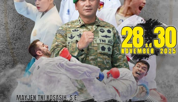 Piala Pangdam III/Siliwangi Gelar Kejuaraan Karate Terbesar Jabar November 2025