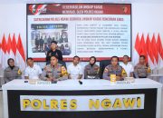 Polres Ngawi Ungkap Pencurian Emas Senilai Rp 90 Juta, Empat Pelaku diamankan