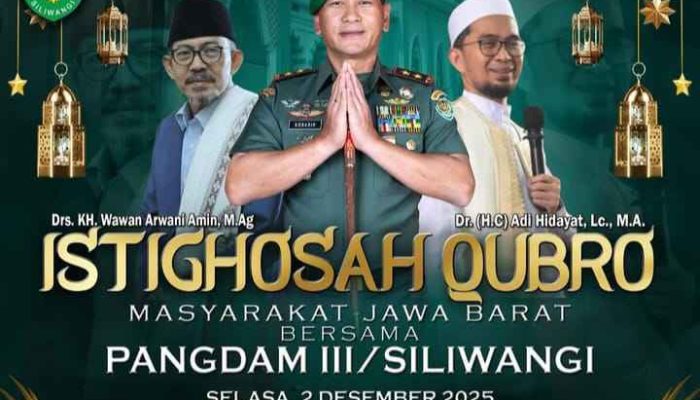 Kodam III/Slw Gelar Istighosah Qubro Bersama Masyarakat Jawa Barat