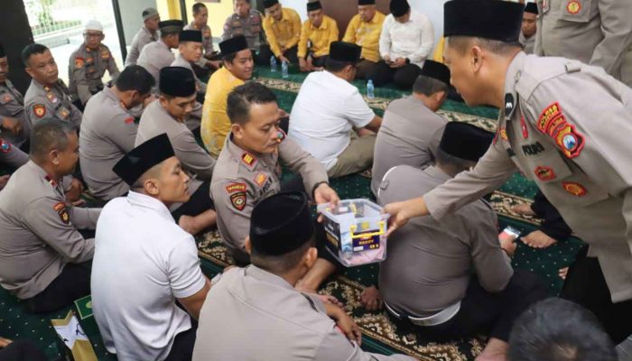 Peduli Sesama, Polres Magetan Gelar Salat Ghoib dan Penggalangan Donasi untuk Korban Bencana di Sumatra