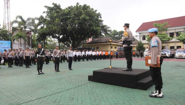 Siap Amankan Nataru 2026, Polres Magetan Gelar Apel Gabungan Pasukan Ops Lilin Semeru 2025