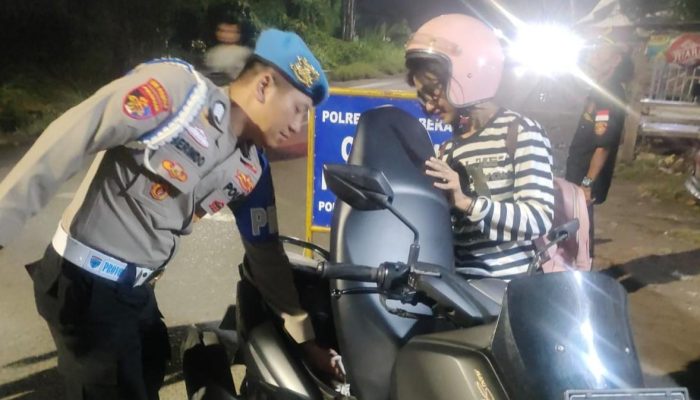 Resmi dimulainya Operasi Lilin Jelang Nataru 2025 Polsek Cikarang Timur Gencarkan Operasi Kejahatan Jalanan.