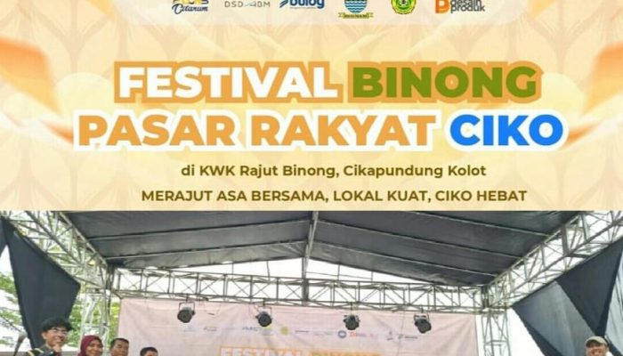 Festival Binong Pasar Rakyat Ciko Ramaikan Komunitas Lokal Bandung
