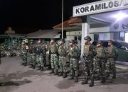 Ciptakan Rasa Aman Dan Nyaman Selama Perayaan Nataru, Jajaran Koramil 08 / Lemah Abang, Kodim 0509/Kabupaten Bekasi Gelar Patroli Gabungan.