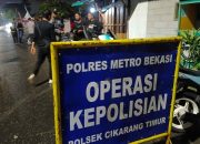Cegah Kejahatan Jalanan, Polsek Cikarang Timur Gelar Operasi Kejahatan Jalanan Dan Patroli Biru Dini Hari