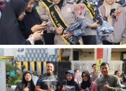 Polres Kediri Hadir di CFD Pare Gelar Panggung Hiburan juga Bakti Kesehatan