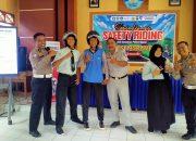 Satlantas Polres Ngawi Gelar Police Go To School di SMAN 1 Ngrambe