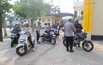 Jelang Ops Keselamatan Semeru 2026, Propam Polres Magetan Gelar Razia Kendaraan Anggota