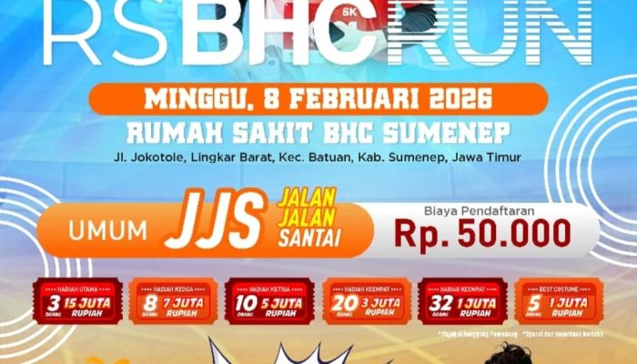 Banjir Hadiah:RS BHC Run 2026 Siap Mengguncang Kabupaten Sumenep