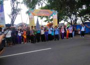 Babinsa Kedunggalar dan Polsek Amankan Senam dan Jalan Sehat HAB ke-80 Kemenag RI